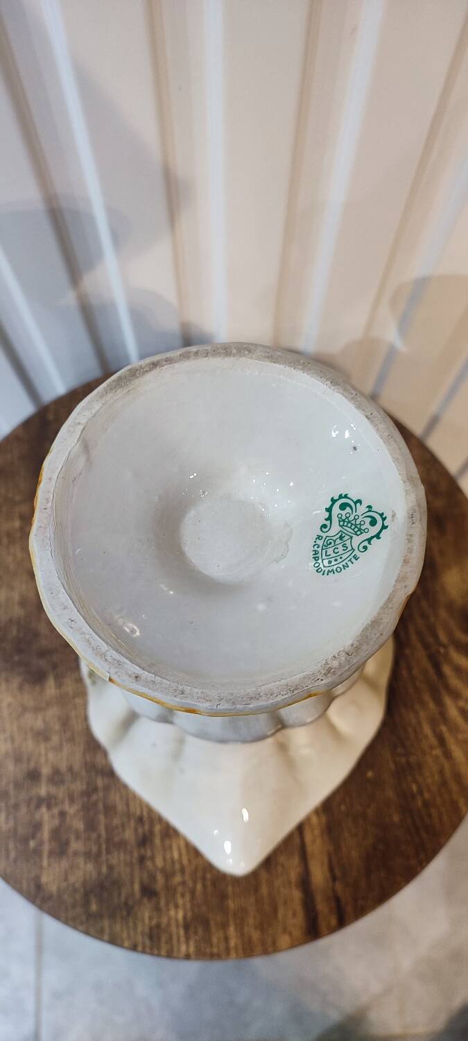 Vintage porcelain from the royal factory LCS R. Capodimonte