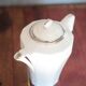 Art Deco porcelain teapot and its sugar bowl, porcelain coffee pot, kitchen.