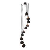 Large cascade pendant lamp by Hans Agne Jakobsson for AB Markaryd