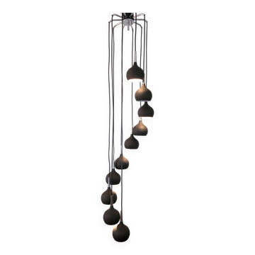 Large cascade pendant lamp by Hans Agne Jakobsson for AB Markaryd