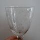 3 old Saint Louis crystal water glasses with LOUISE engraving - 16 cm