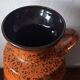 Large vintage Brutalist ceramic floor vase, 1970s
