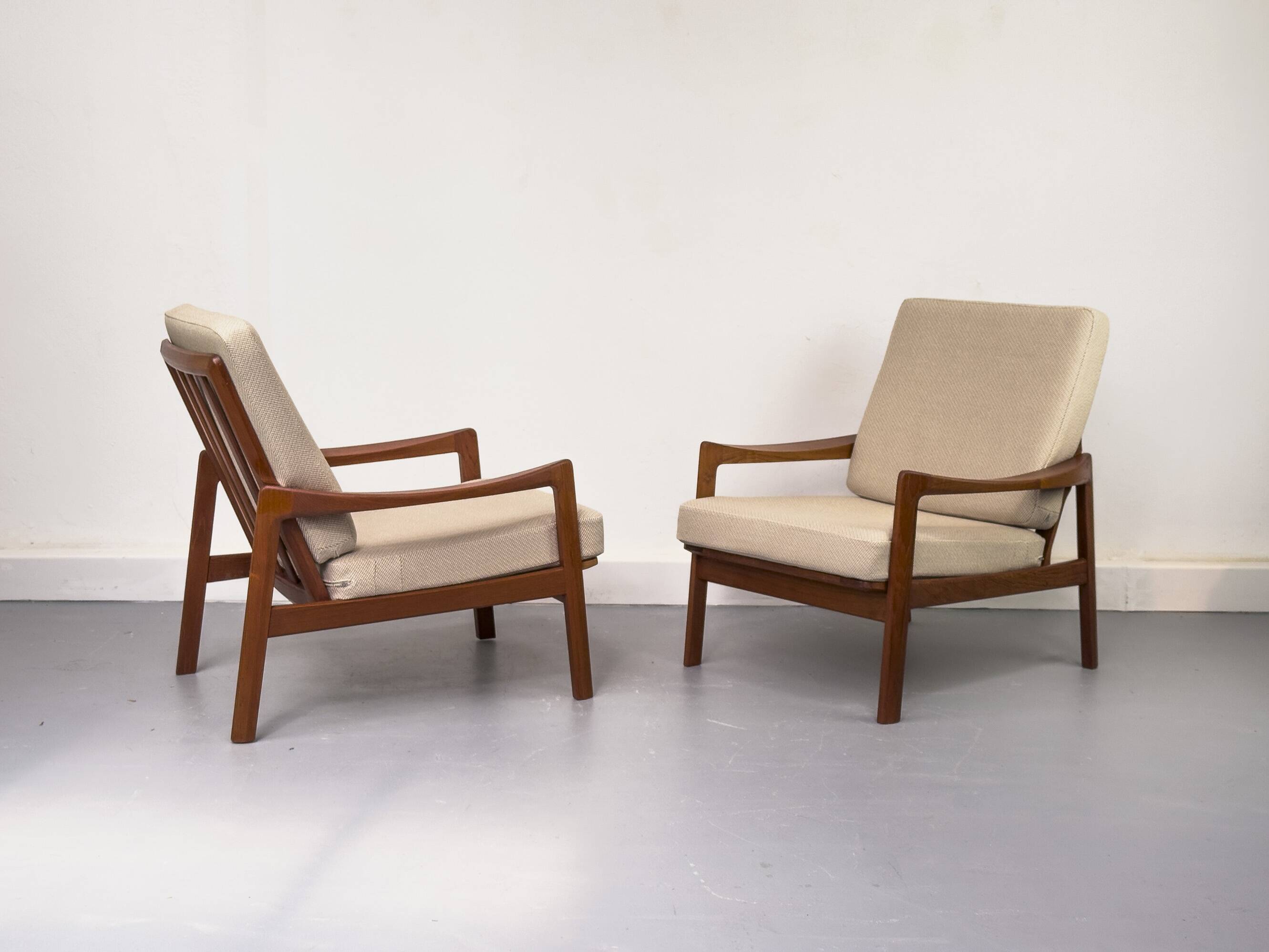 Fauteuils de Tove & Edvard Kindt Larsen pour Gustav Bahus