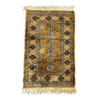 Tapis d'orient Pakistan - Dimensions: 1.00 X 0, 60 cm - Fait main. Qualité:SOIE