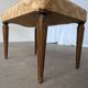 Vintage Gold Fabric Foot stool: Mid-Century Ottoman Tabure, 1970s