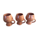 Series of 3 cups in sandstone