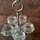 Glass tealight holder