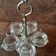Glass tealight holder