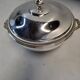 Soup tureen or vegetable dish in silver-plated metal – French silversmithing