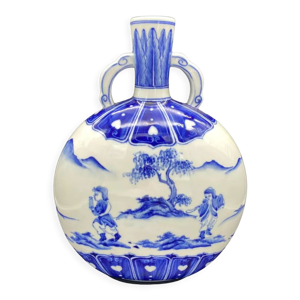 Vase gourde chinois en porcelaine