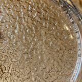 Iittala molded glass candle holder, Finland, 1965, large model