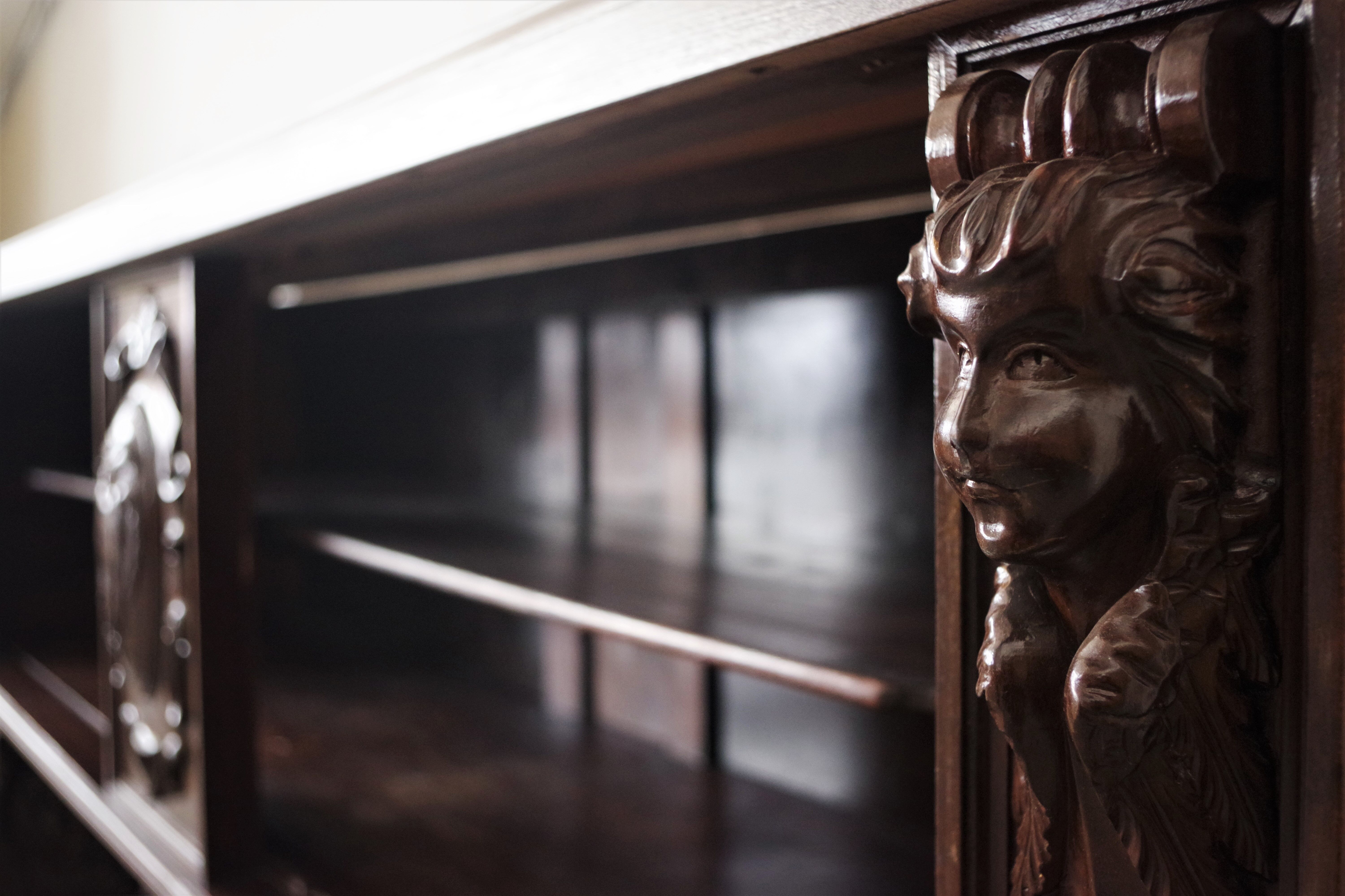 Notary shelf furniture, 1920s, set of 2