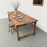 Table de ferme en hêtre XL