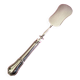 Art Deco oyster forks in punched silver metal, leatherette box