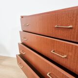 Scandinavian teak chest of drawers from the 1970s