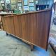Vintage 1960s sideboard on casters, Scandinavian style