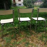 Lot of formica chairs