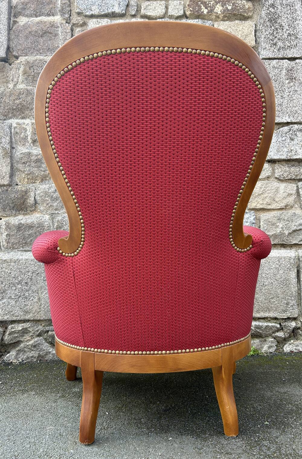 Pair of Louis Philippe style armchairs, vintage, 1960s
