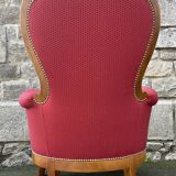 Paire de fauteuils style Louis Philippe, vintage, années 60
