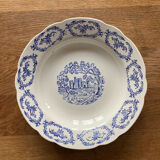 Assiettes creuses Digoin Sarreguemines modèle Darling