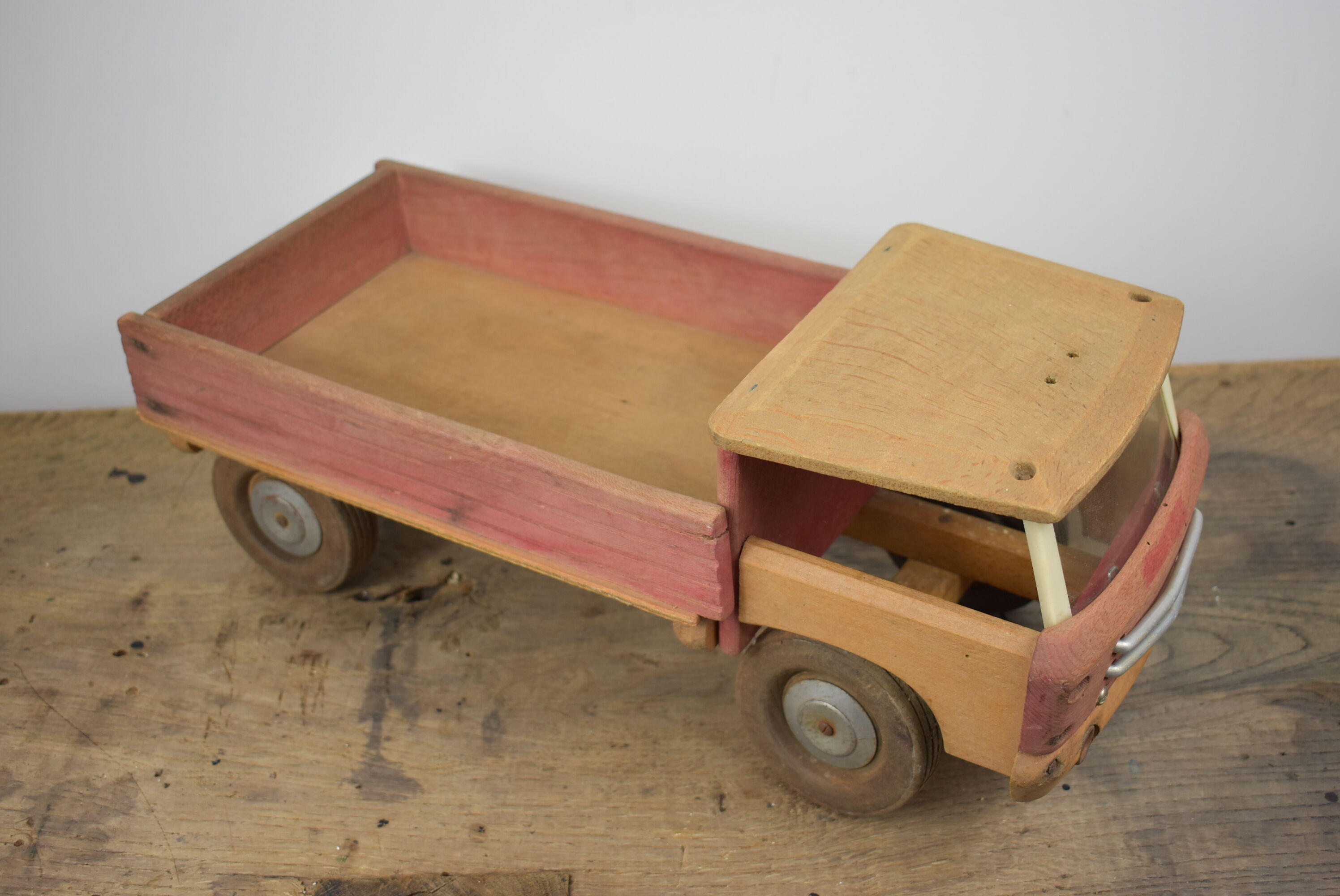 vintage wooden dejou truck