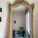 Antique Louis XV rocaille mirror 153x91 cm