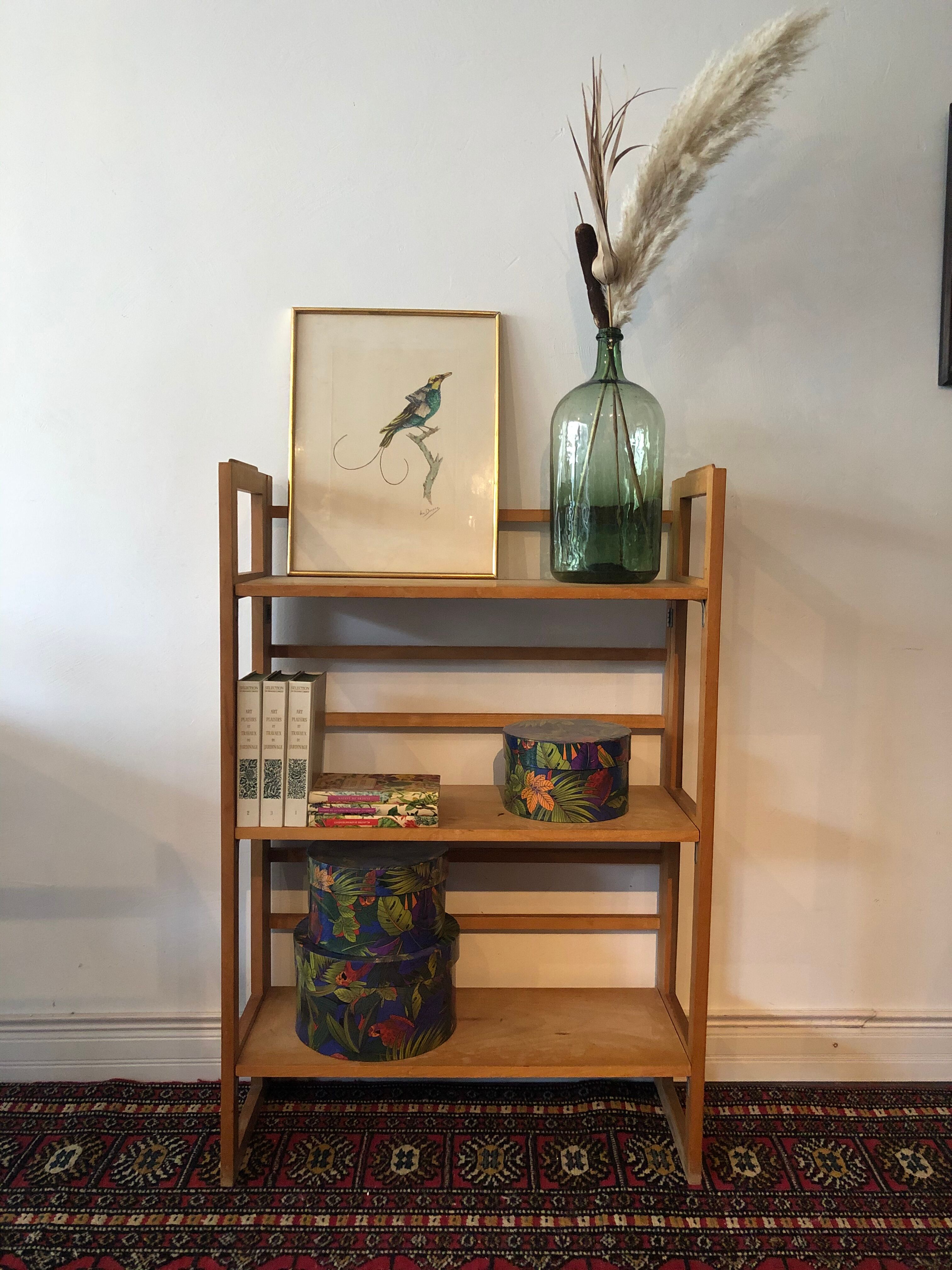 Vintage bookseller's shelf