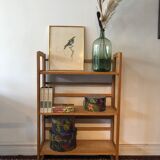 Vintage bookseller's shelf