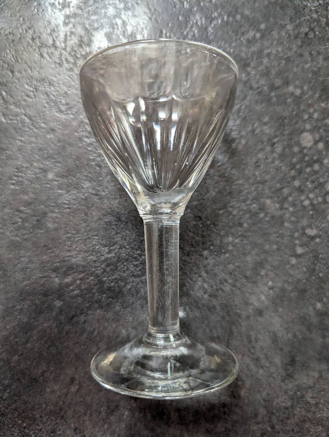 Lot 6 old digestive glasses 1940 TBE
