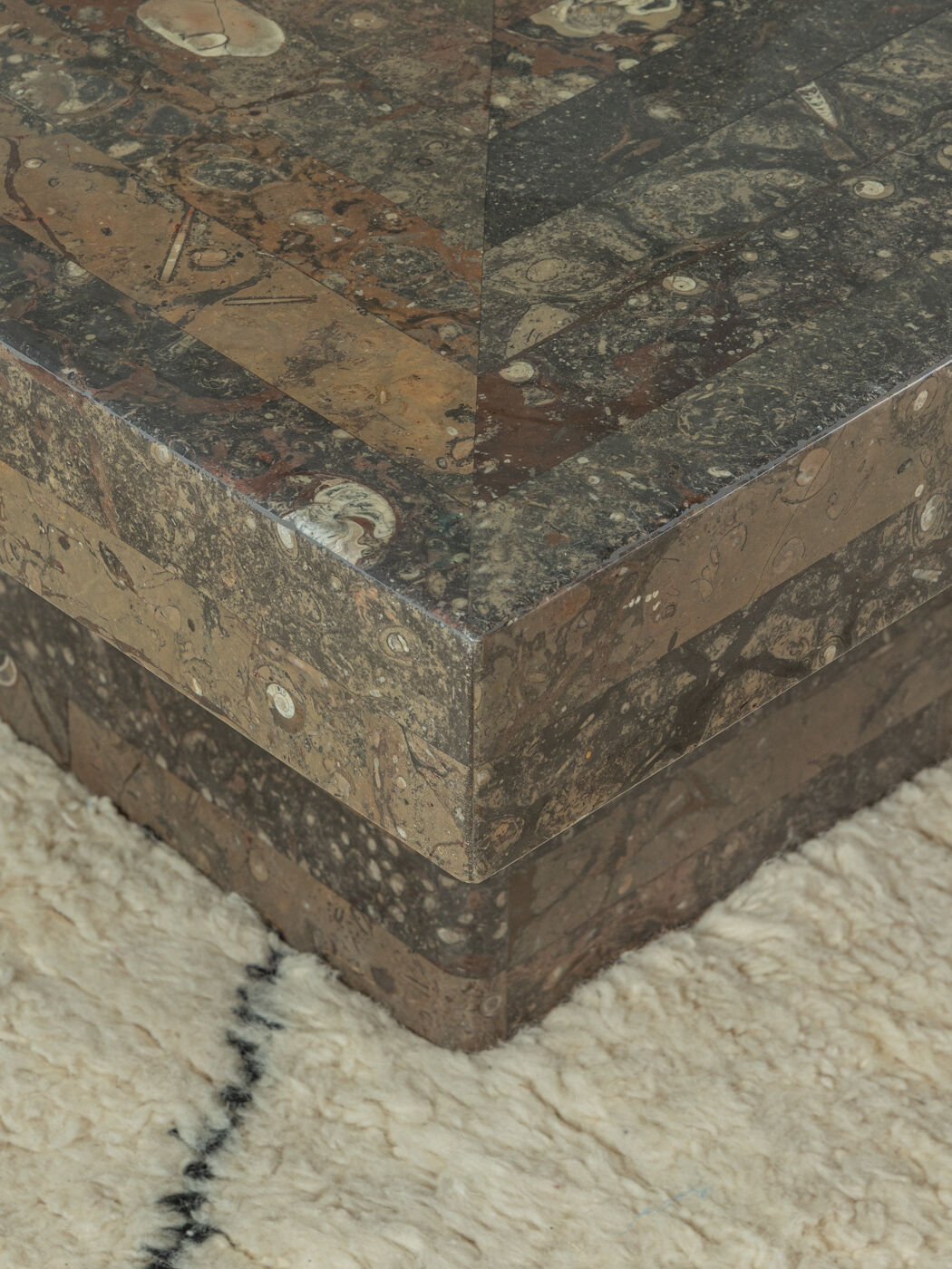 1960s marble coffee table