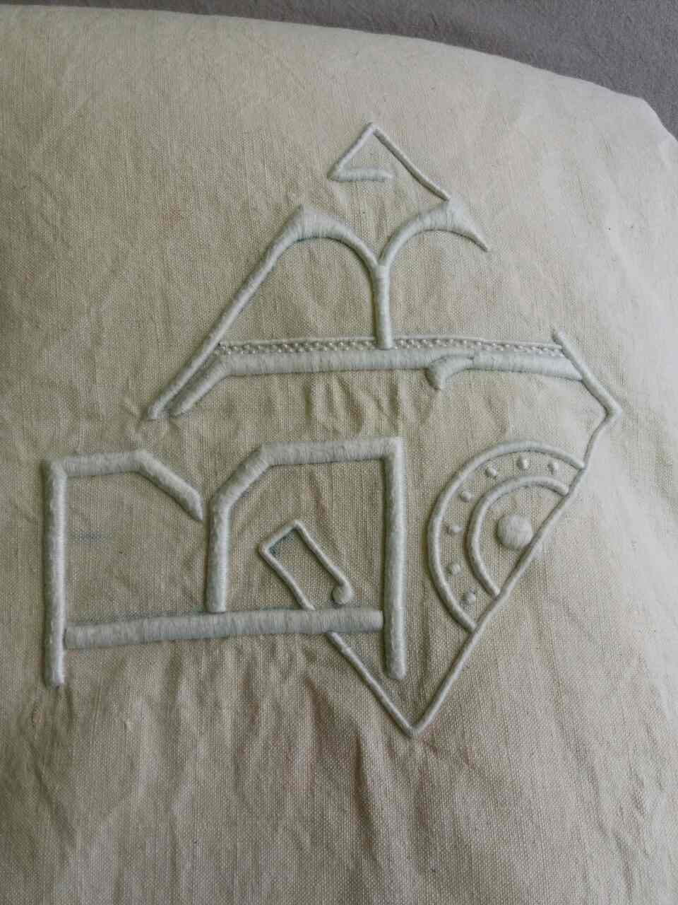 Old beige sheet Damascus