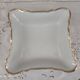 Saladier en porcelaine suisse blanche double liseré doré "VSK USC Viribus Unitis"