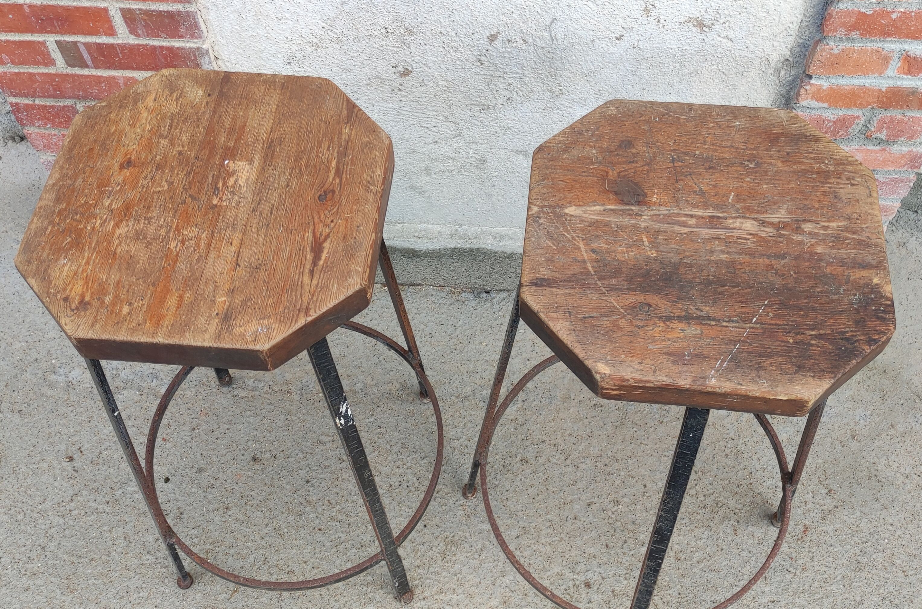 Pair of vintage stools