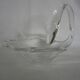 Coupe Vide-poche cristal de Vannes Le Châtel en forme de Cygne