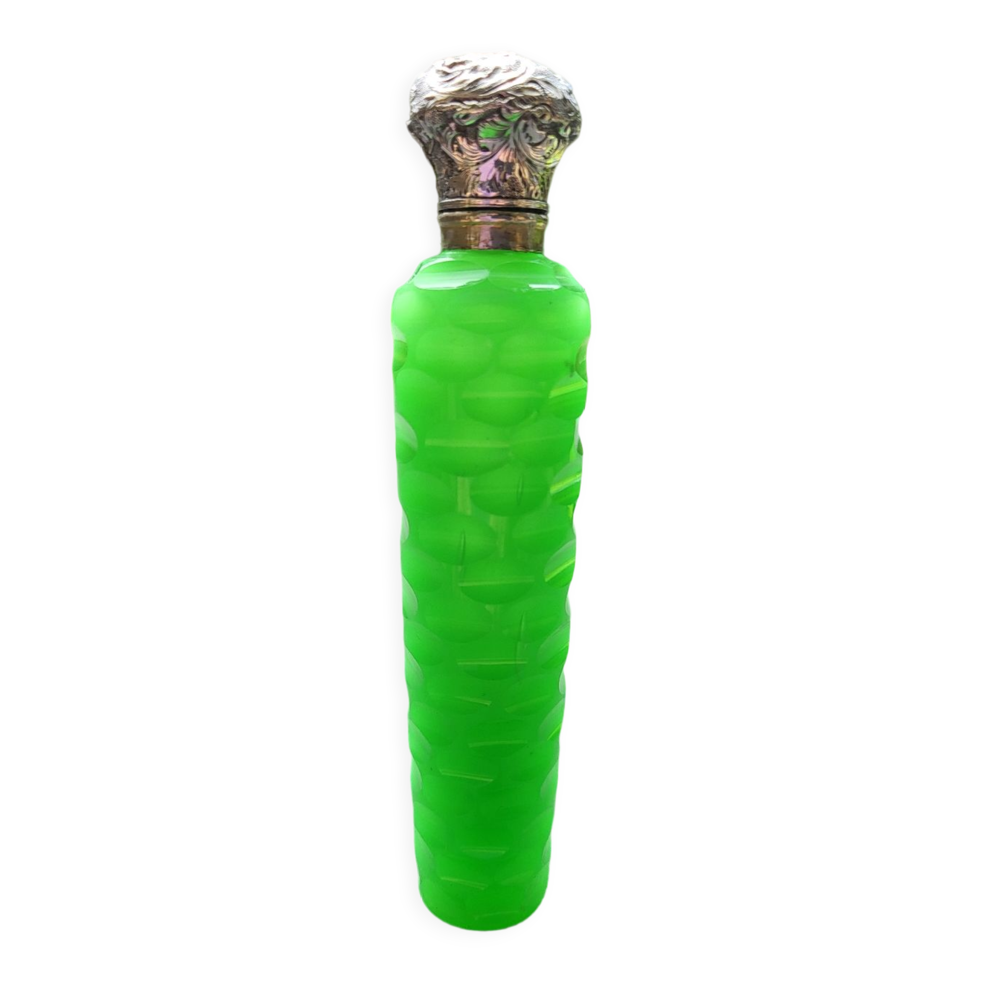 Opaline salt bottle