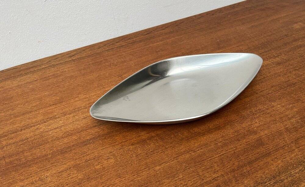 German cromargan plate from the mid-century by WMF, 1960s.