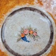 Old plate in Italian faience – Gubbio – C.a.f.f.
