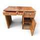 Art Deco desk in walnut veneer, 1930s-1940s.