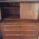 Teak secretary desk by AG Aarhus, 3 drawers and hidden mirror, Denmark, 1960s