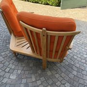 Robert guillerme  & jacques chambron banquette éventail