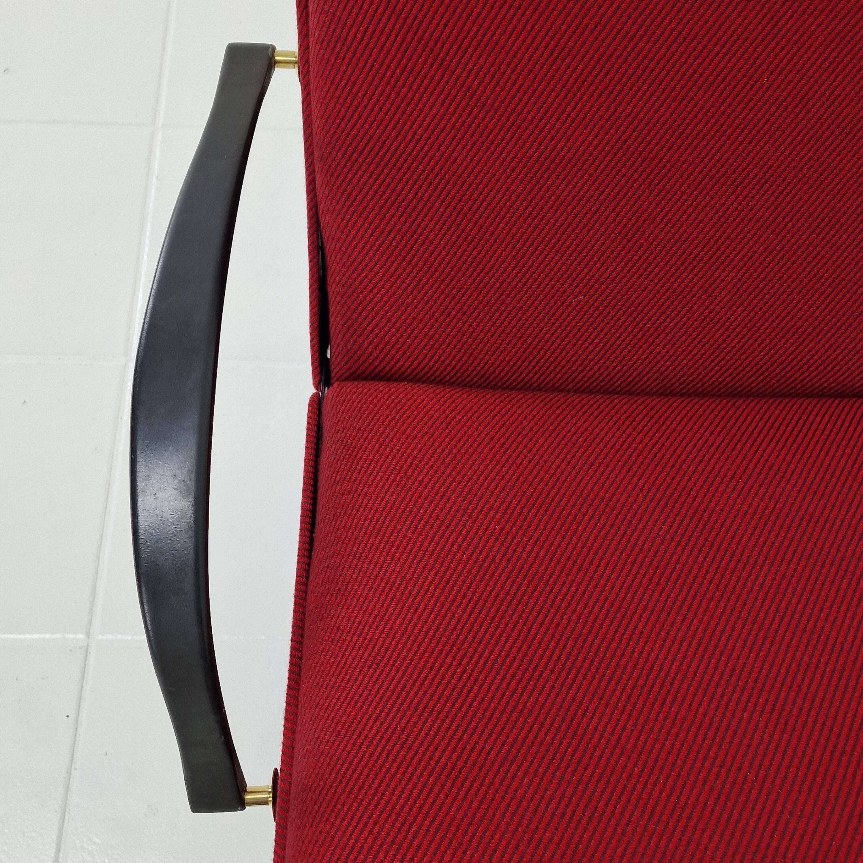 P40 Reclining Lounge Chair by Osvaldo Borsani for Tecno, 1950's