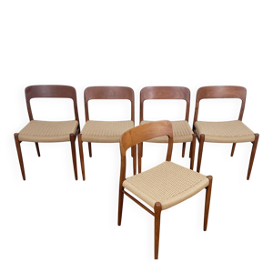 ensemble de 5 chaises