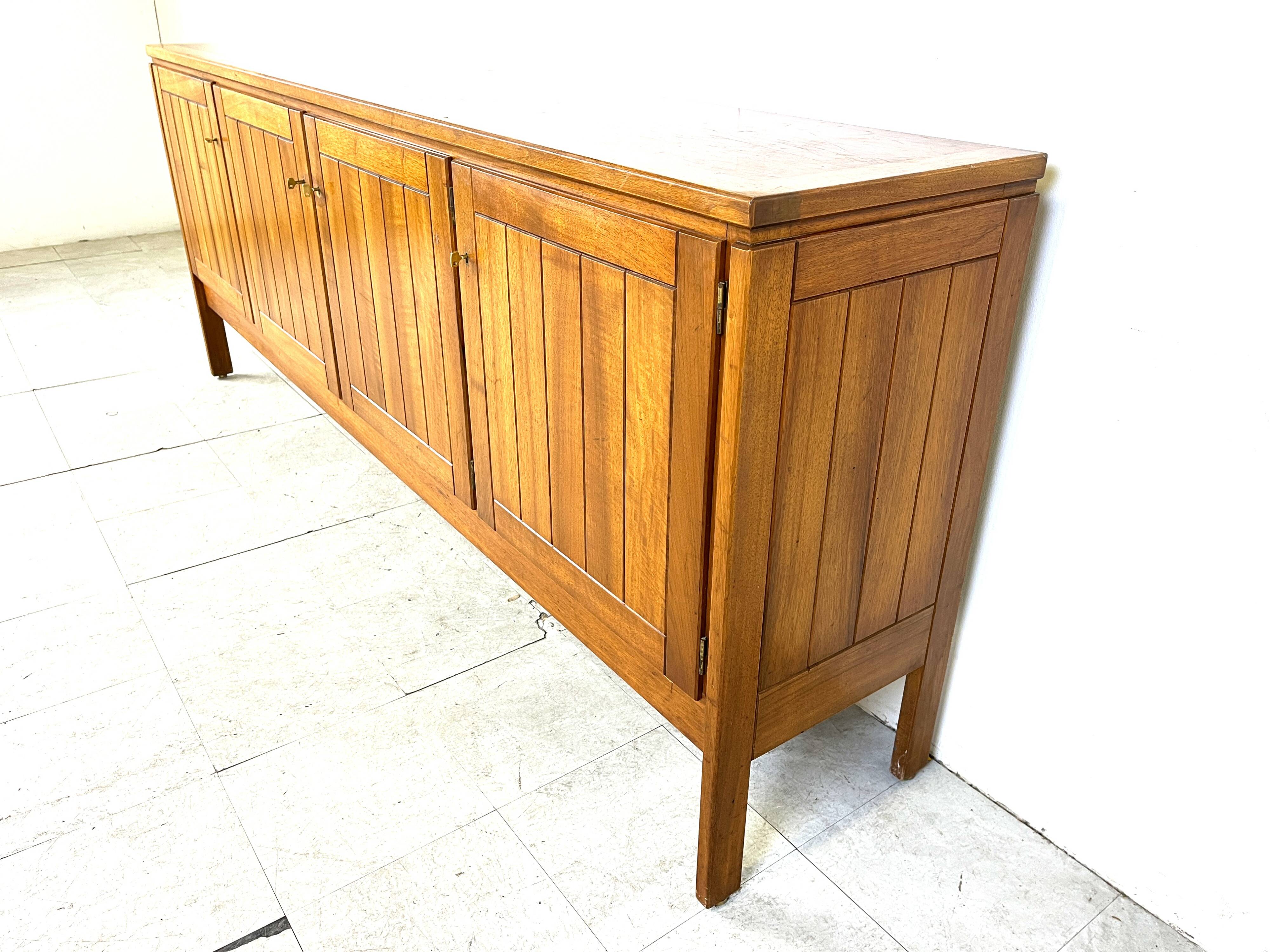 Vintage oak sideboard by Van Den Berghe Pauvers, 1970s