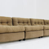 Vintage Amanta lounge chairs by Mario Bellini for C&B Italia, set of 4