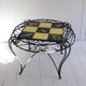 Ceramic coffee table with fish decoration, 1970s