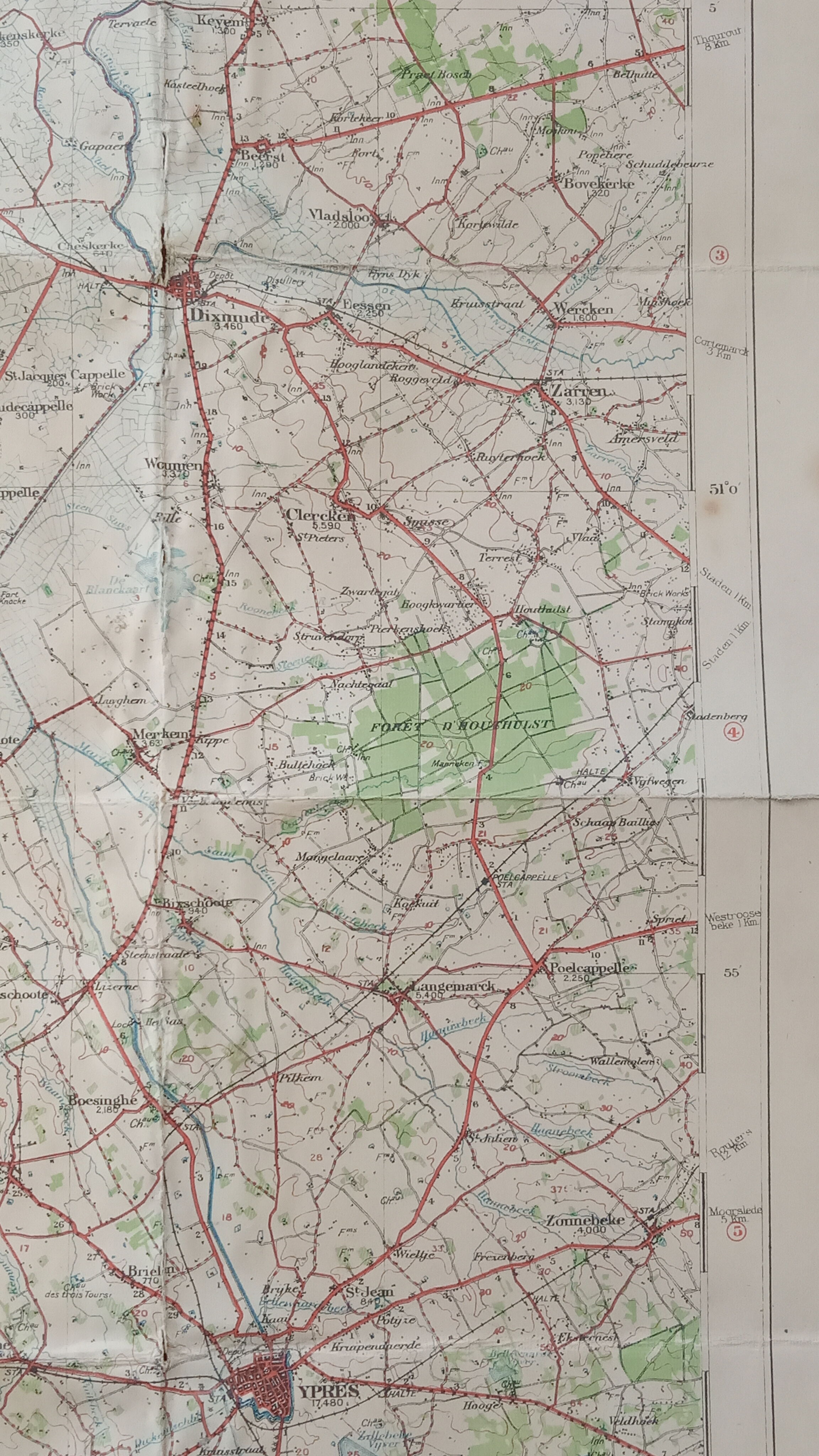 Ostend 1911's eye-watering map