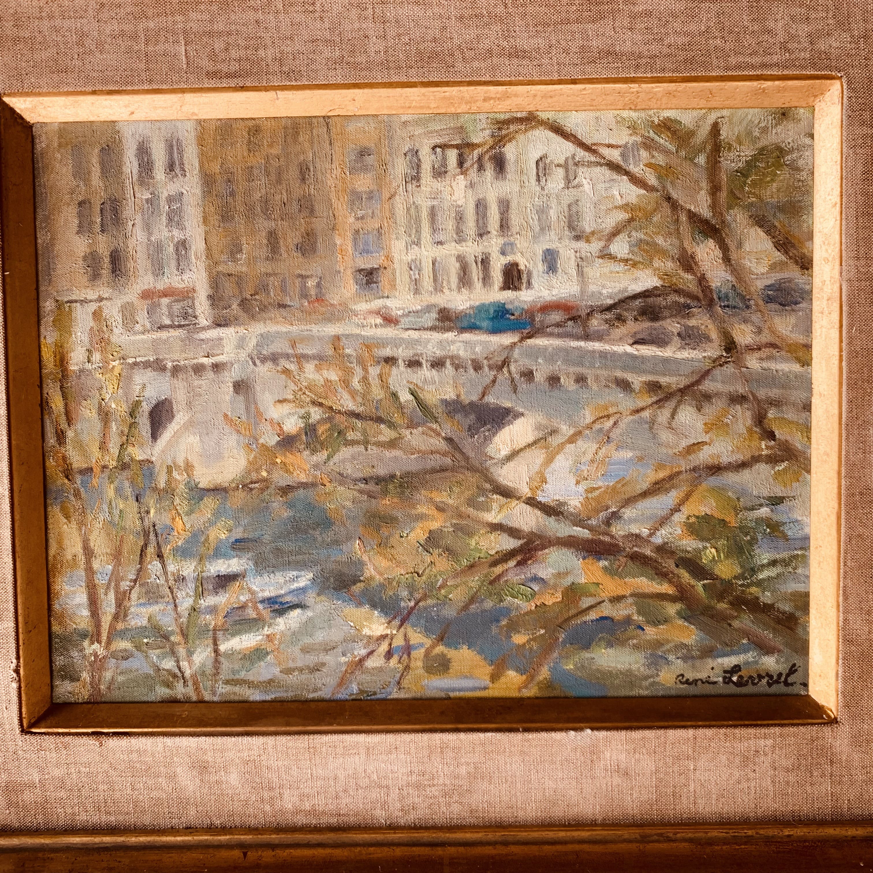 Tableau de René Levrel - « Pont de la Tournelle »