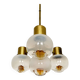Lustre en verre de Murano par Mazzega