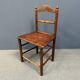 Ensemble de six chaises de cuisine anglaises anciennes