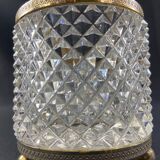 Crystal pencil pot with Empire style diamond tip decor